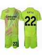 Arsenal David Raya #22 Målvakt Replika Hemmakläder Barn 2024-25 Kortärmad (+ byxor)